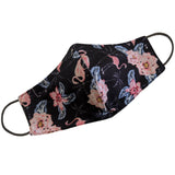 Black Flamingo Face Mask